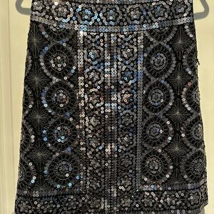 Tory Burch Sequin A-Line Skirt Size 0